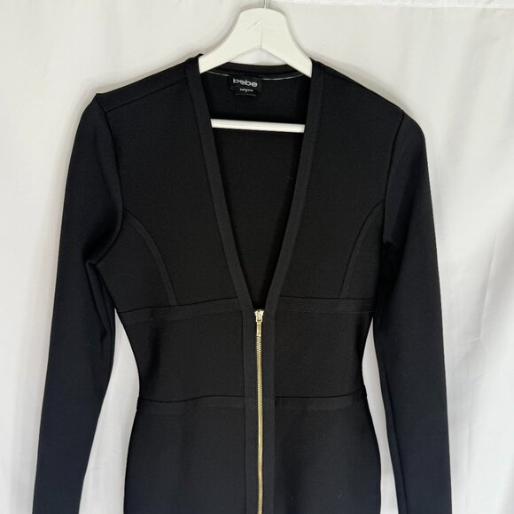 NWT Bebe Bandage Style Zipper dress - Picture 1 of 6